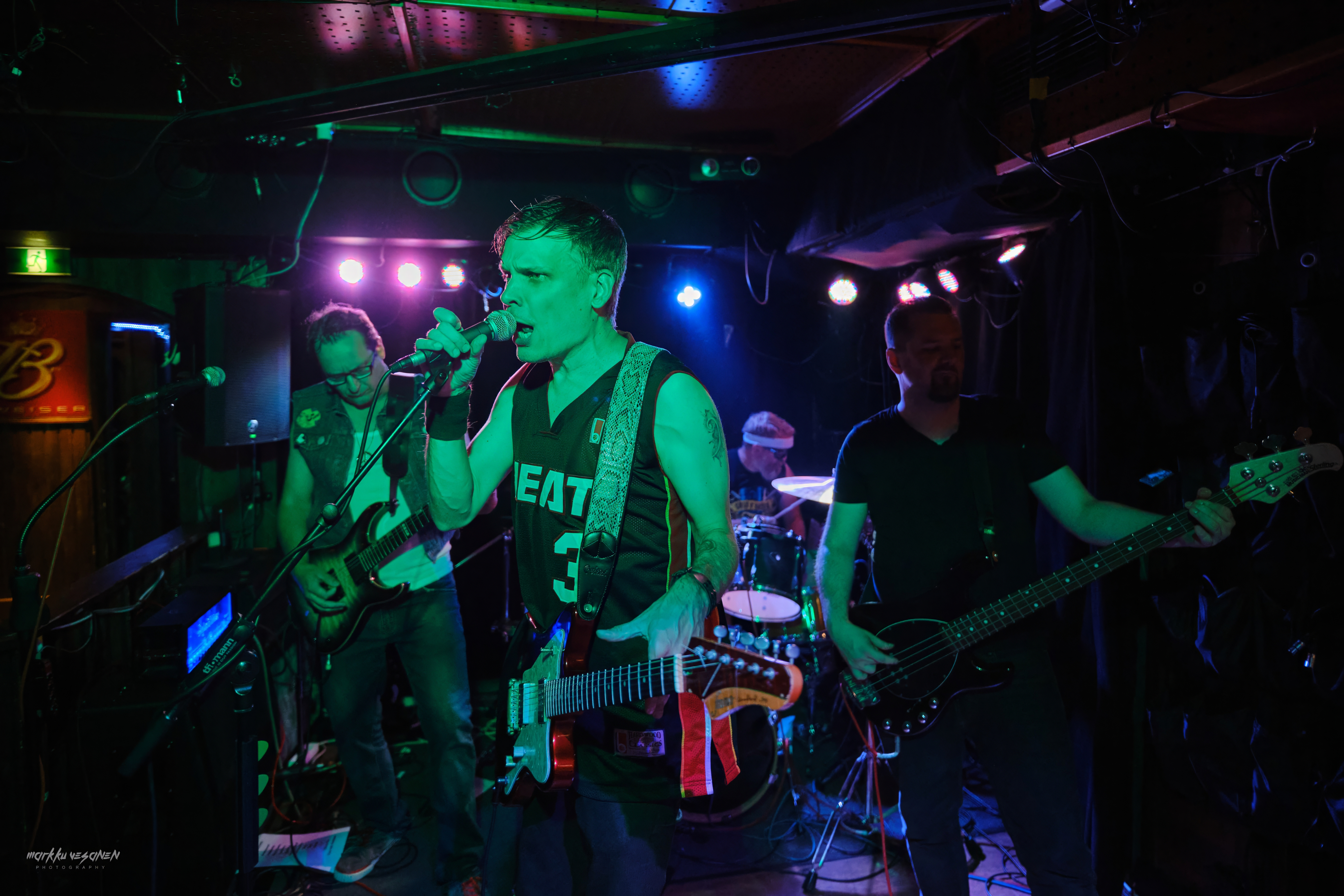 Flush live on stage